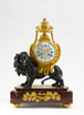 Mantel Clock, signed Festeau Le Jeune a Paris, France, 19th century.